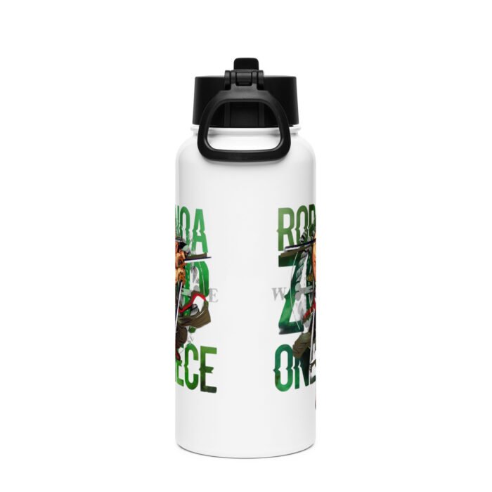 Stainless steel water bottle with a straw lid - Image 3
